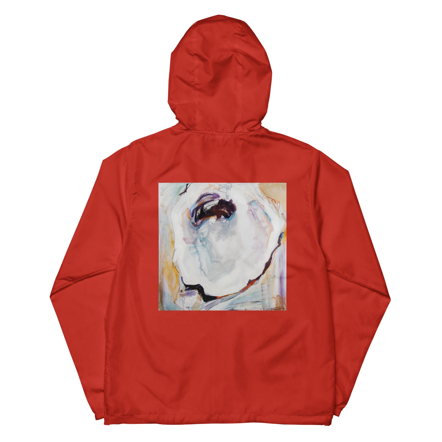 Oyster Shells Unisex lightweight zip up windbreaker