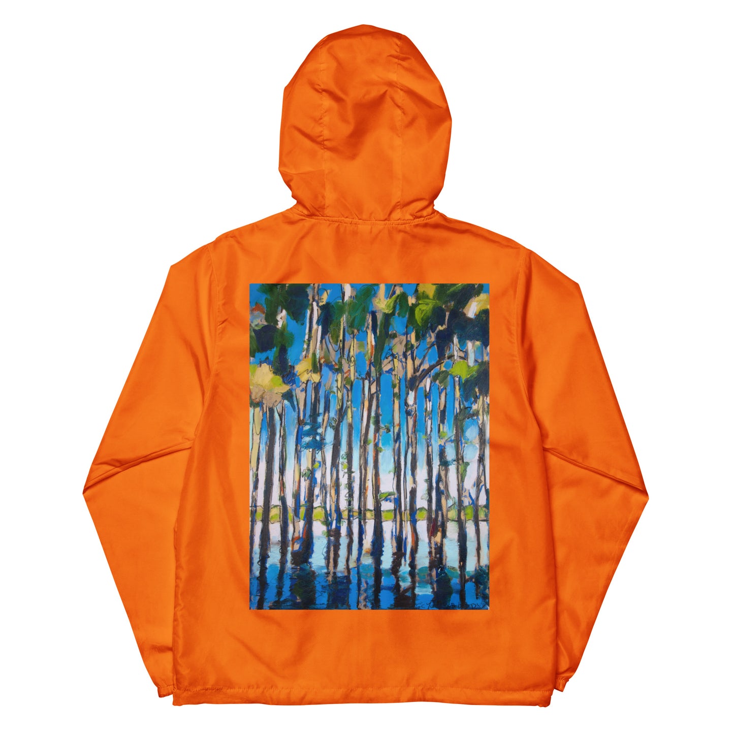 Cypress Reflections Unisex lightweight zip up windbreaker