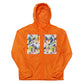 Zinnias Unisex lightweight zip up windbreaker