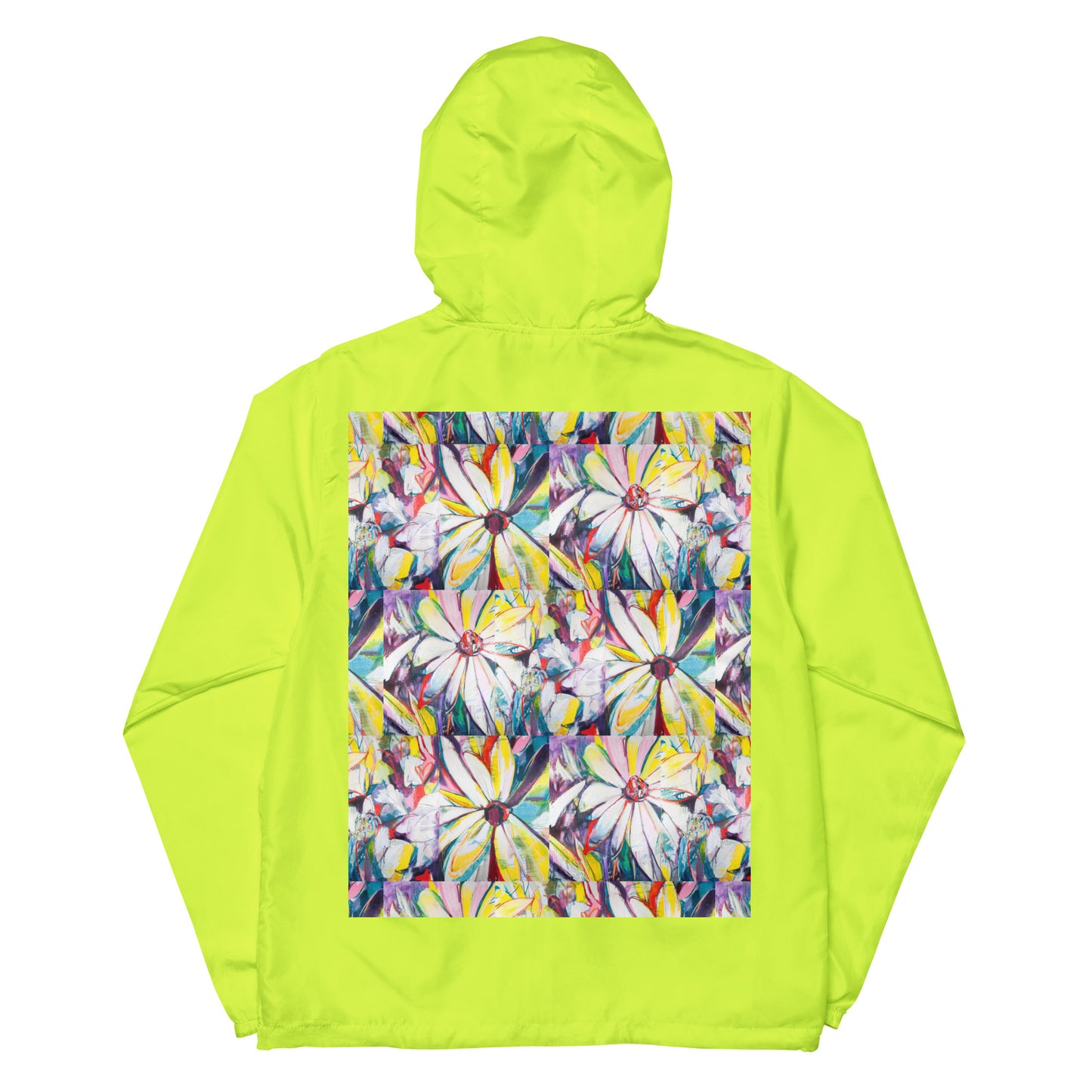 Zinnias Unisex lightweight zip up windbreaker