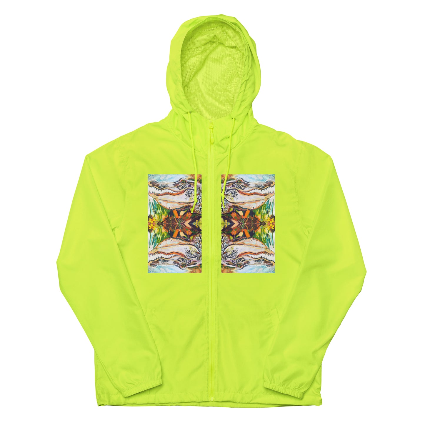 Groovy Gator Unisex lightweight zip up windbreaker