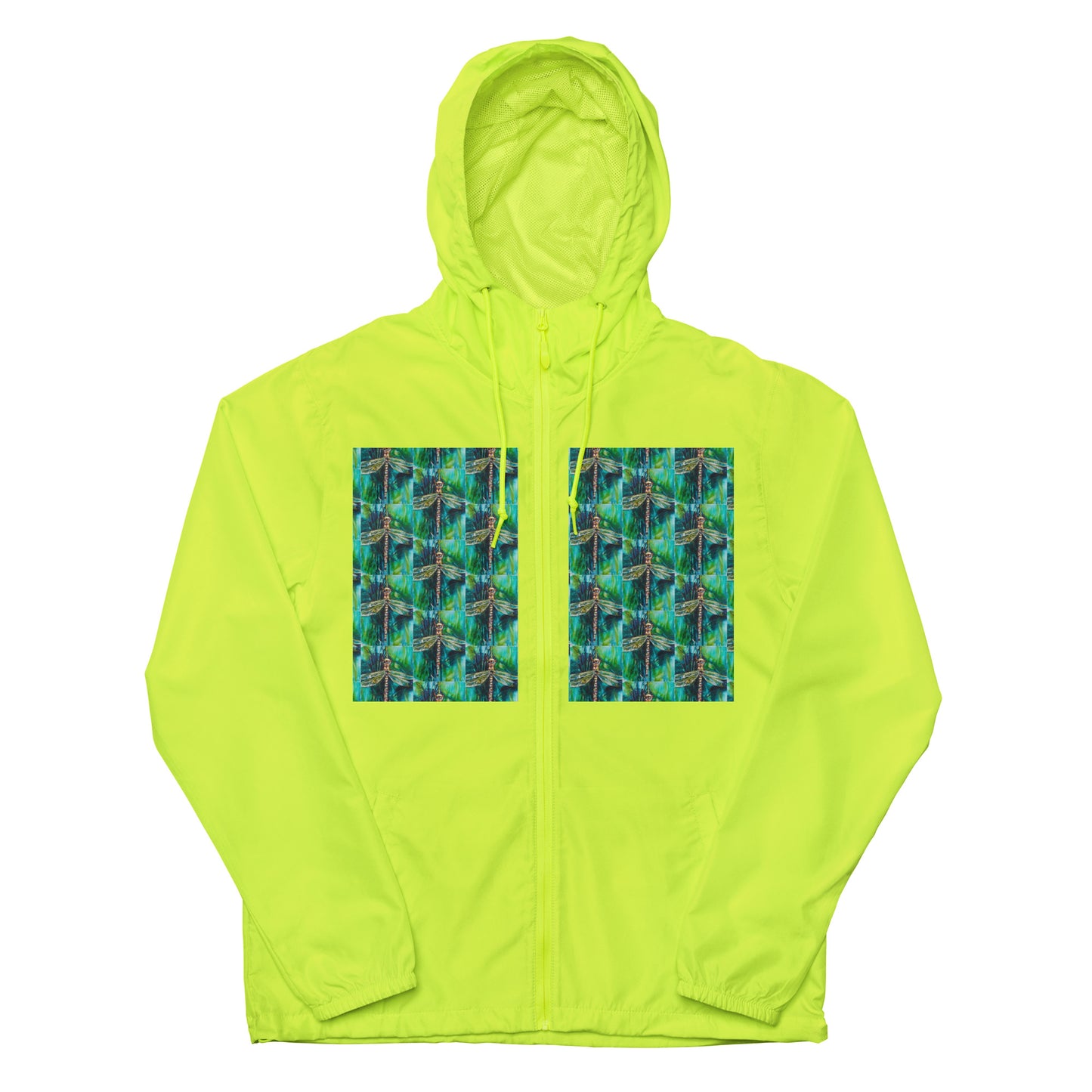 Green Dragonfly Unisex lightweight zip up windbreaker