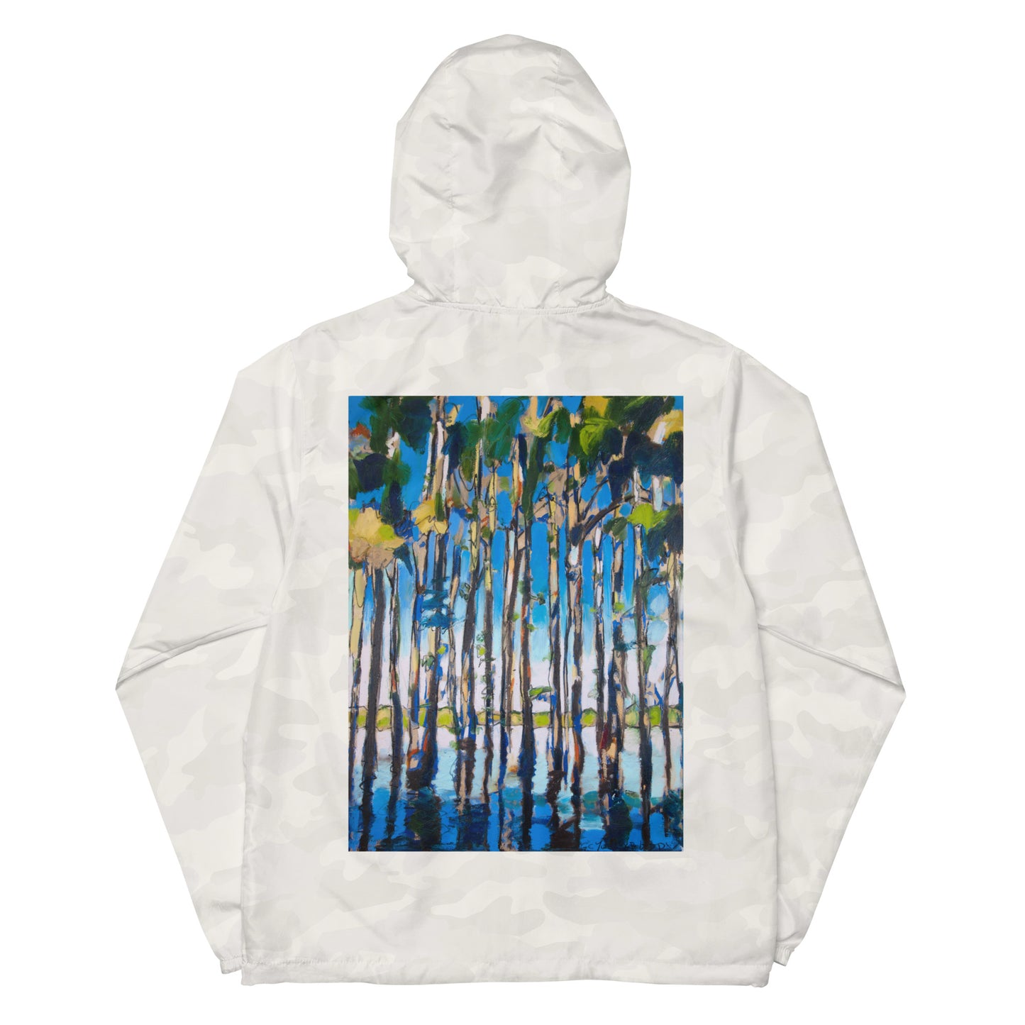 Cypress Reflections Unisex lightweight zip up windbreaker