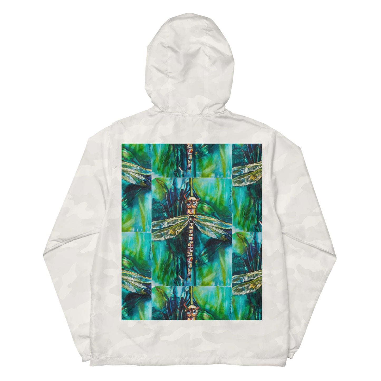 Green Dragonfly Unisex lightweight zip up windbreaker