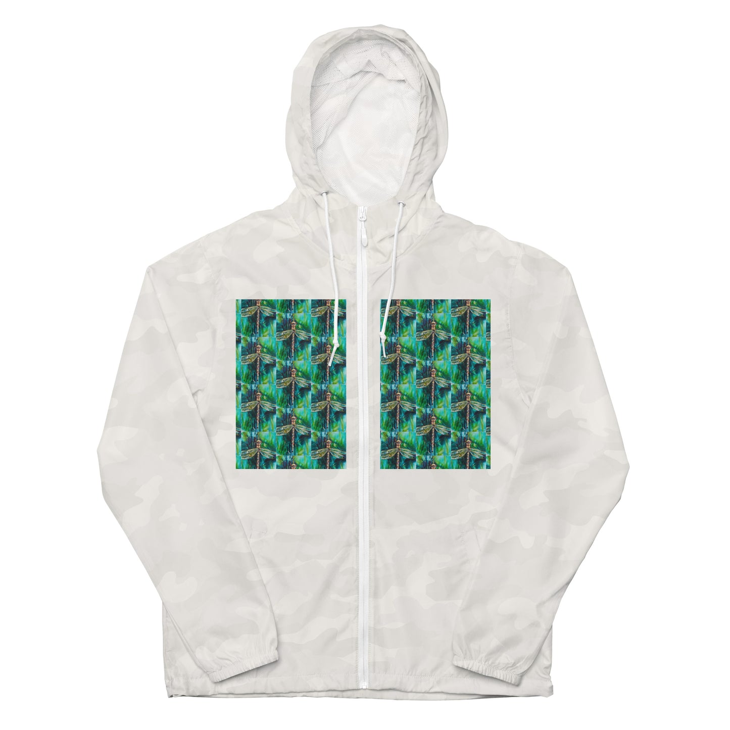 Green Dragonfly Unisex lightweight zip up windbreaker