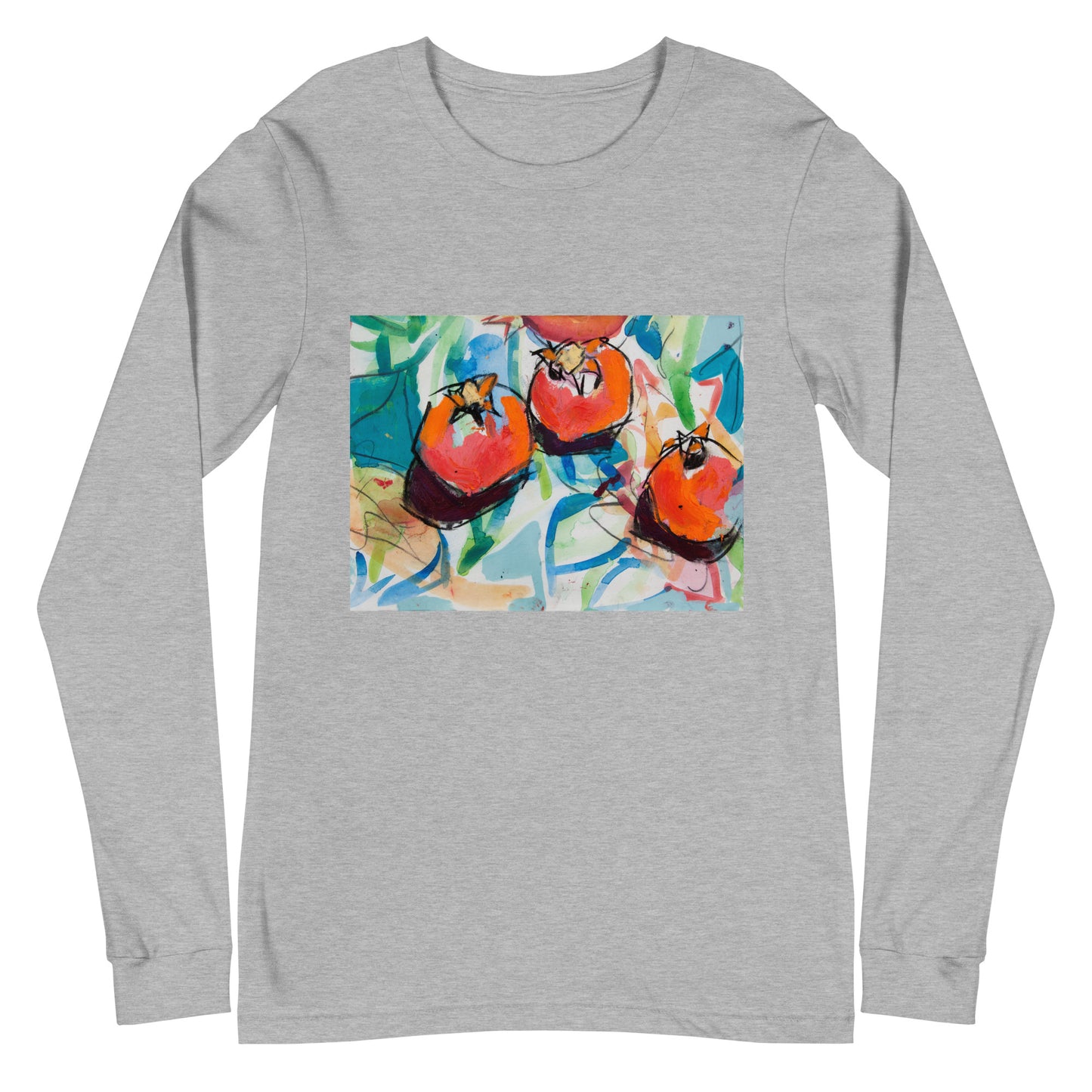 Three Pomegranates Unisex Long Sleeve Tee