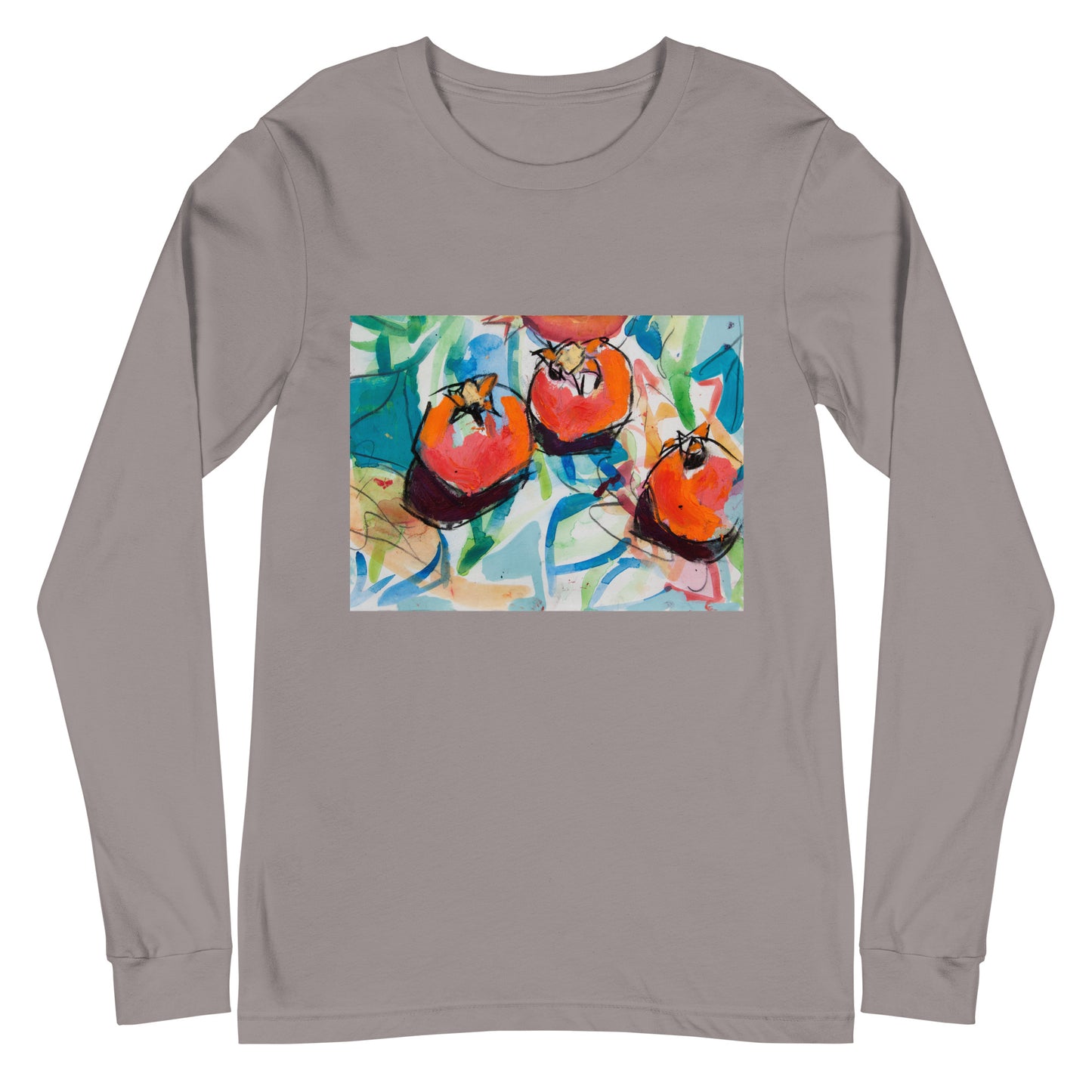 Three Pomegranates Unisex Long Sleeve Tee