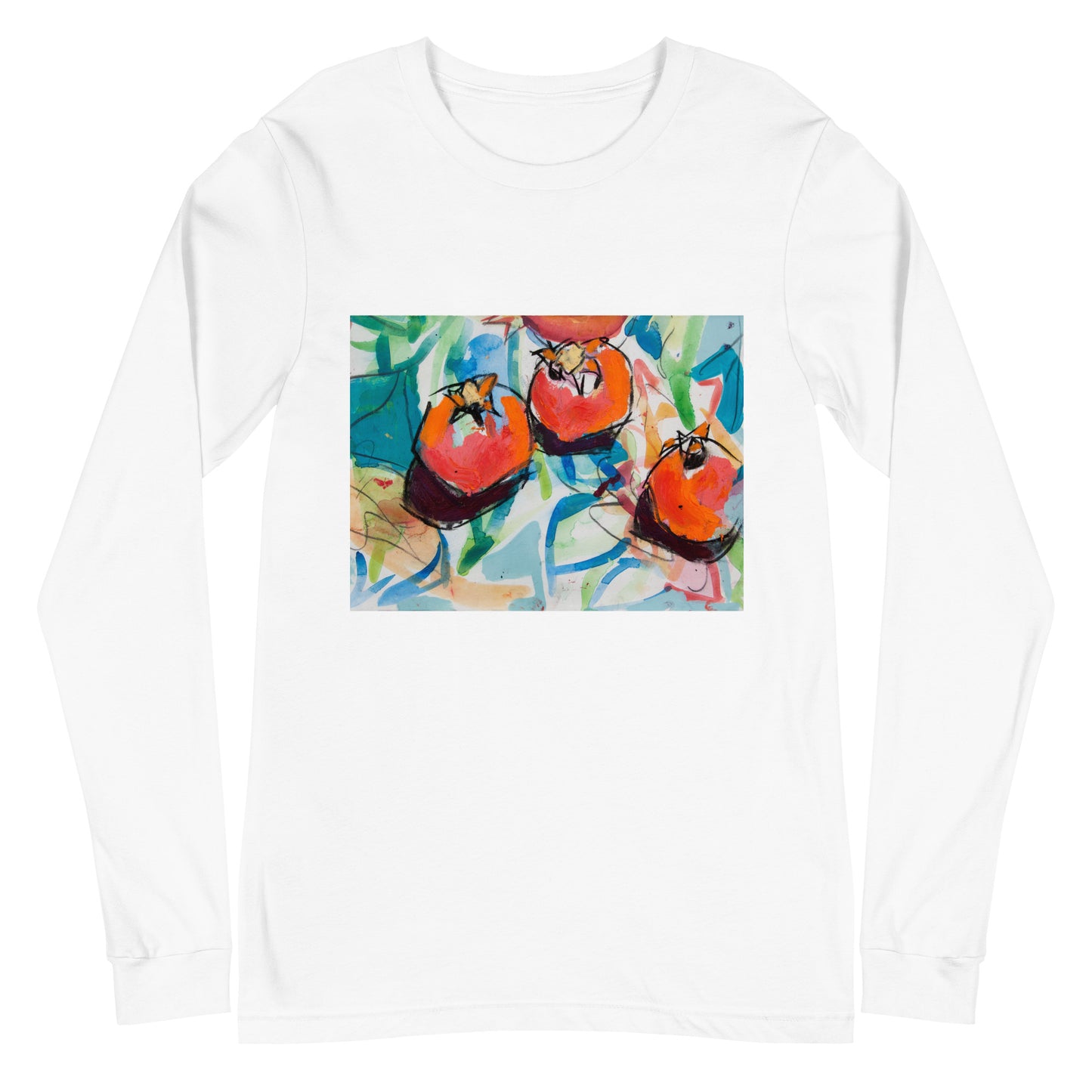 Three Pomegranates Unisex Long Sleeve Tee