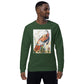 Wild Turkey Unisex organic raglan sweatshirt