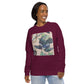 Wood Ducks Unisex organic raglan sweatshirt