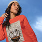 Gator Head Unisex organic raglan sweatshirt