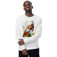 Wild Turkey Unisex organic raglan sweatshirt