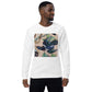 Wood Ducks Unisex organic raglan sweatshirt