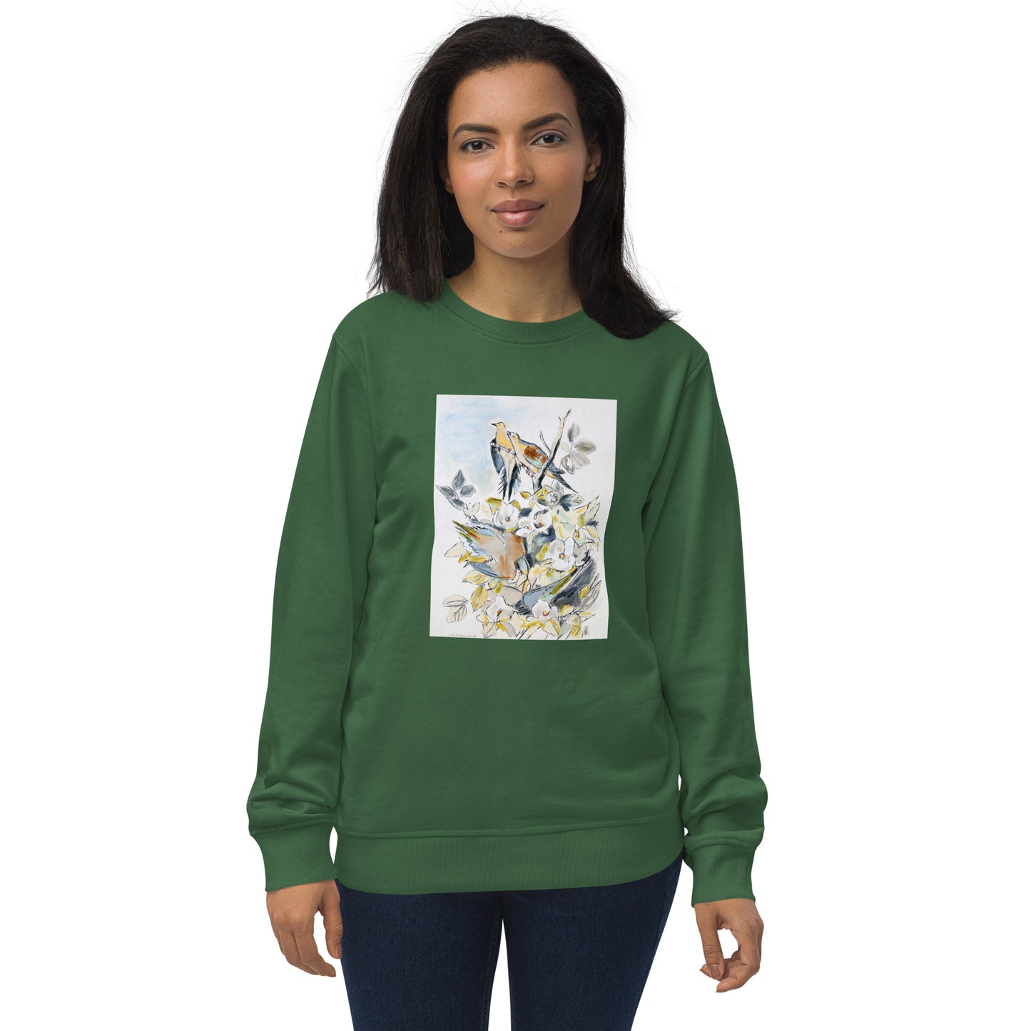 Mourning Doves Unisex organic sweatshirt