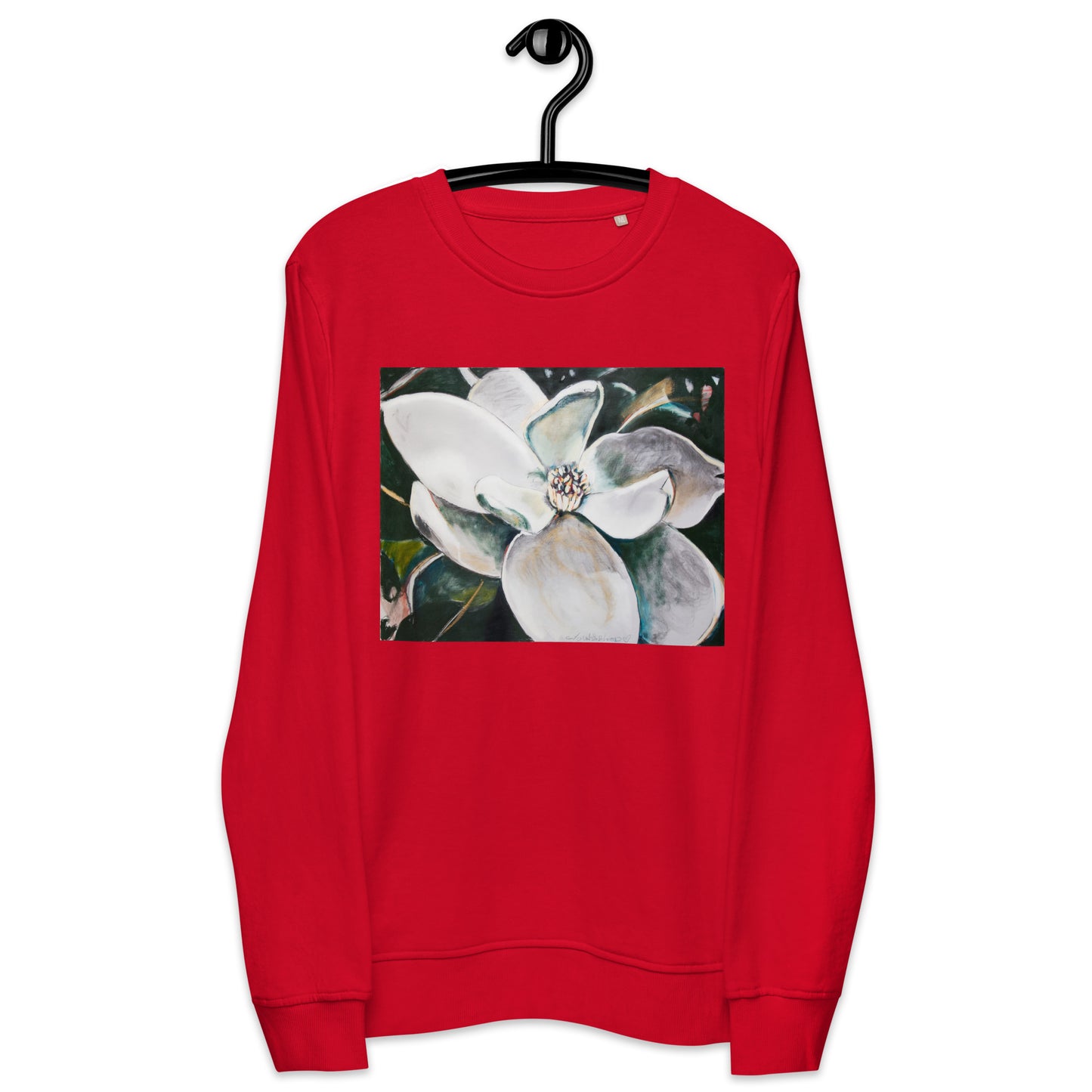 Open Heart Magnolia Unisex organic sweatshirt