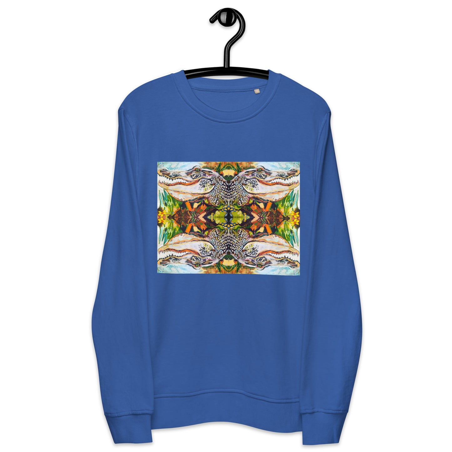 Groovy Gator Reflection Unisex organic sweatshirt