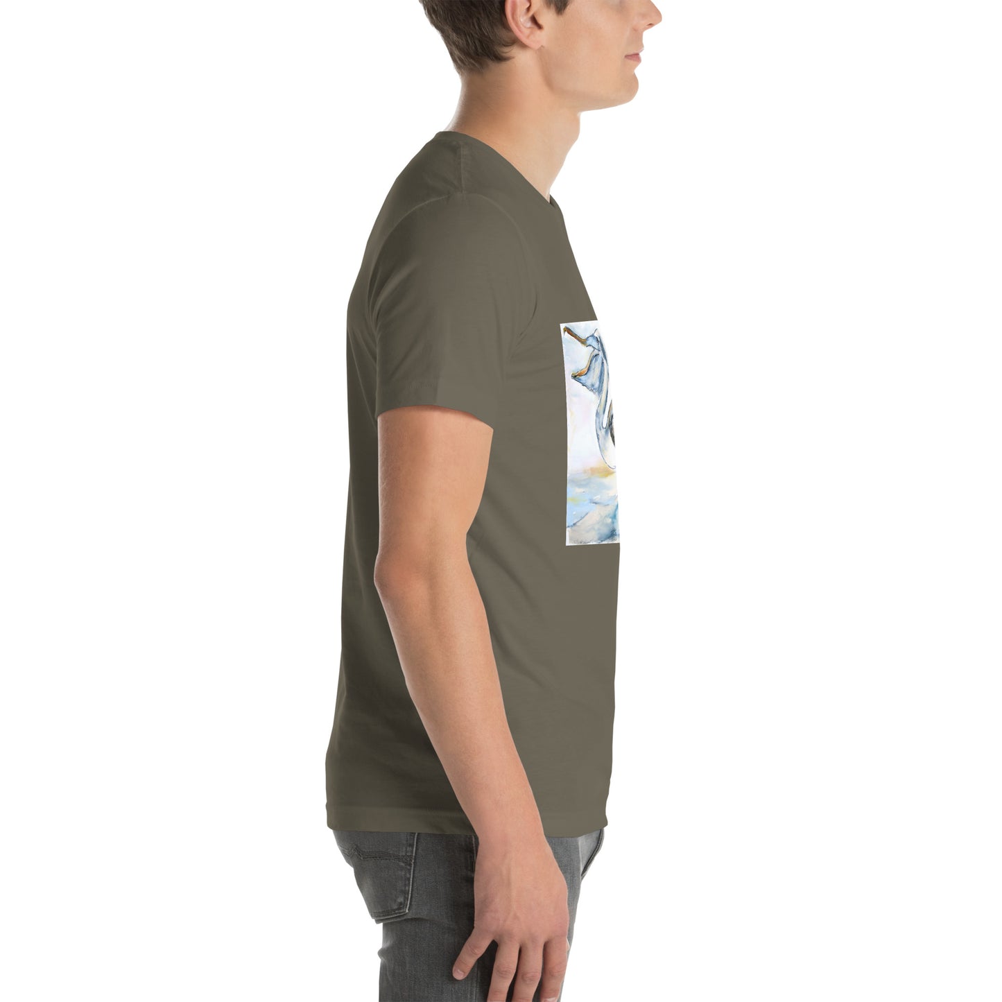 Brown Pelican Unisex t-shirt