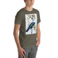 Black Crow with Peaches Unisex t-shirt