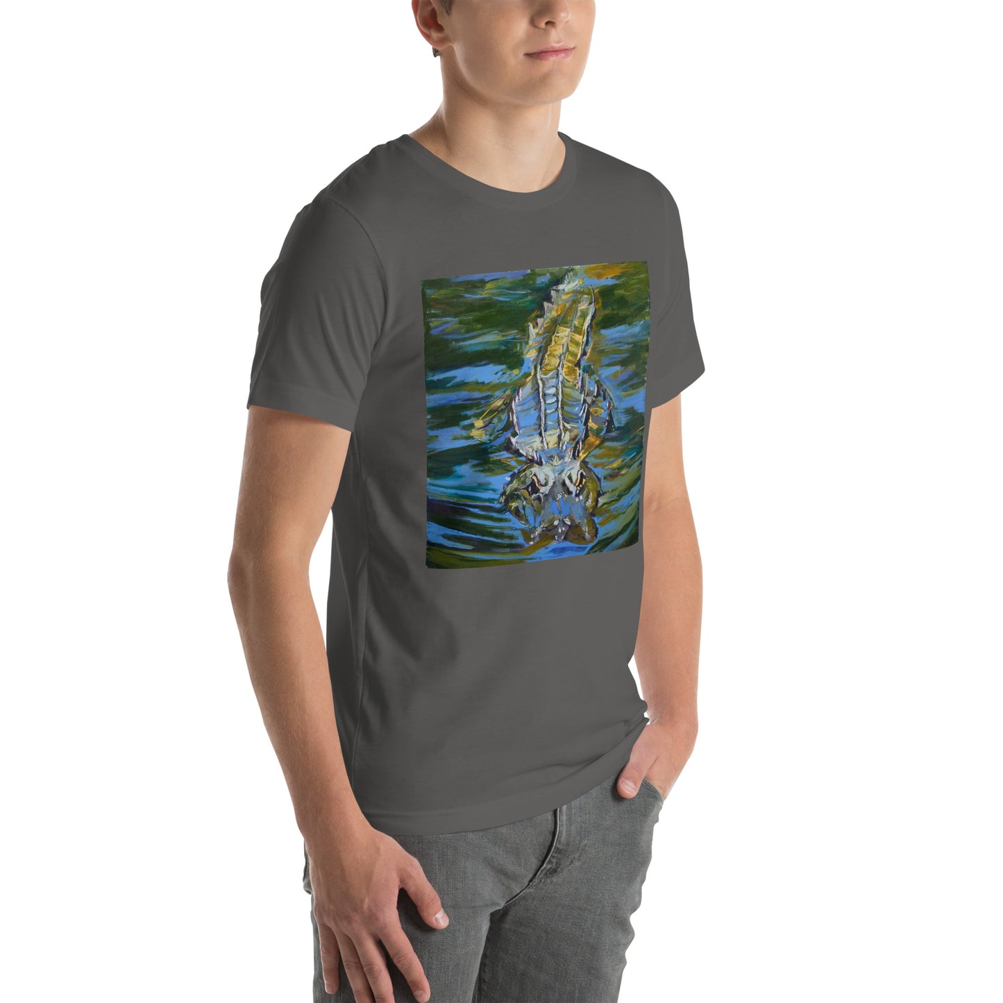 Gator Under Water Unisex t-shirt