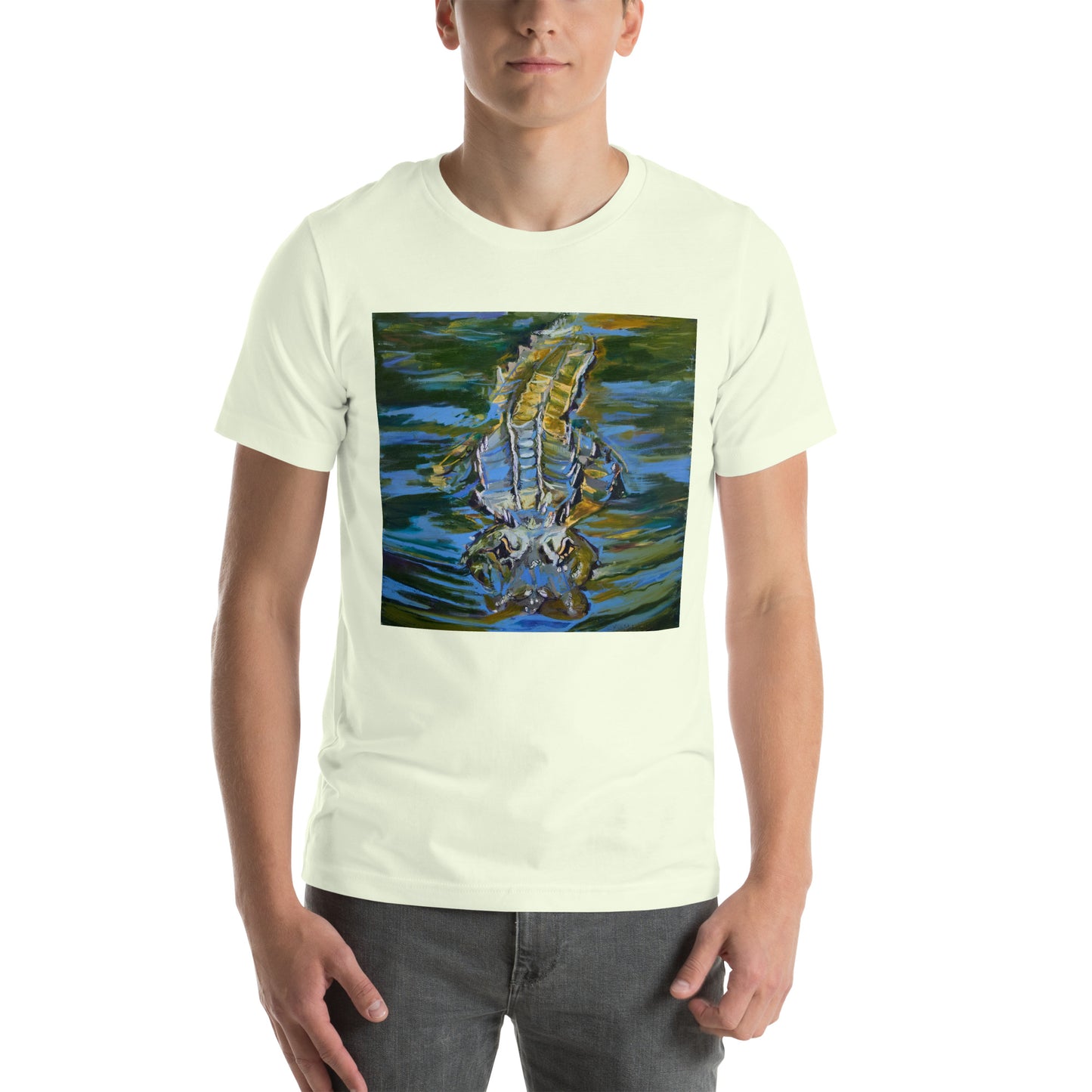 Gator Under Water Unisex t-shirt