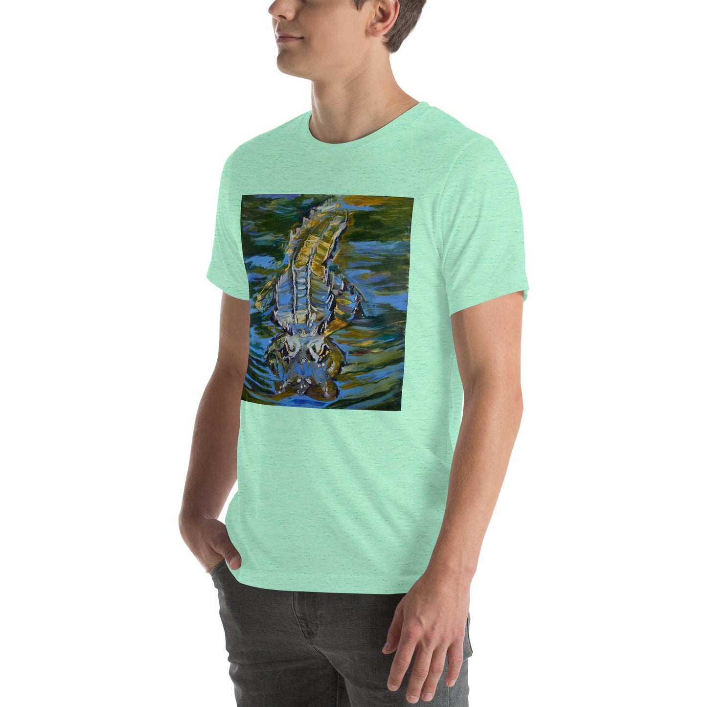 Gator Under Water Unisex t-shirt