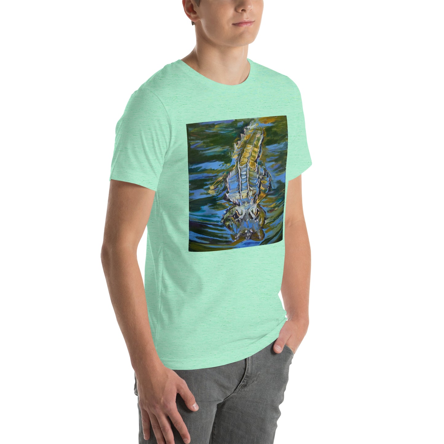 Gator Under Water Unisex t-shirt