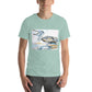 Brown Pelican Unisex t-shirt