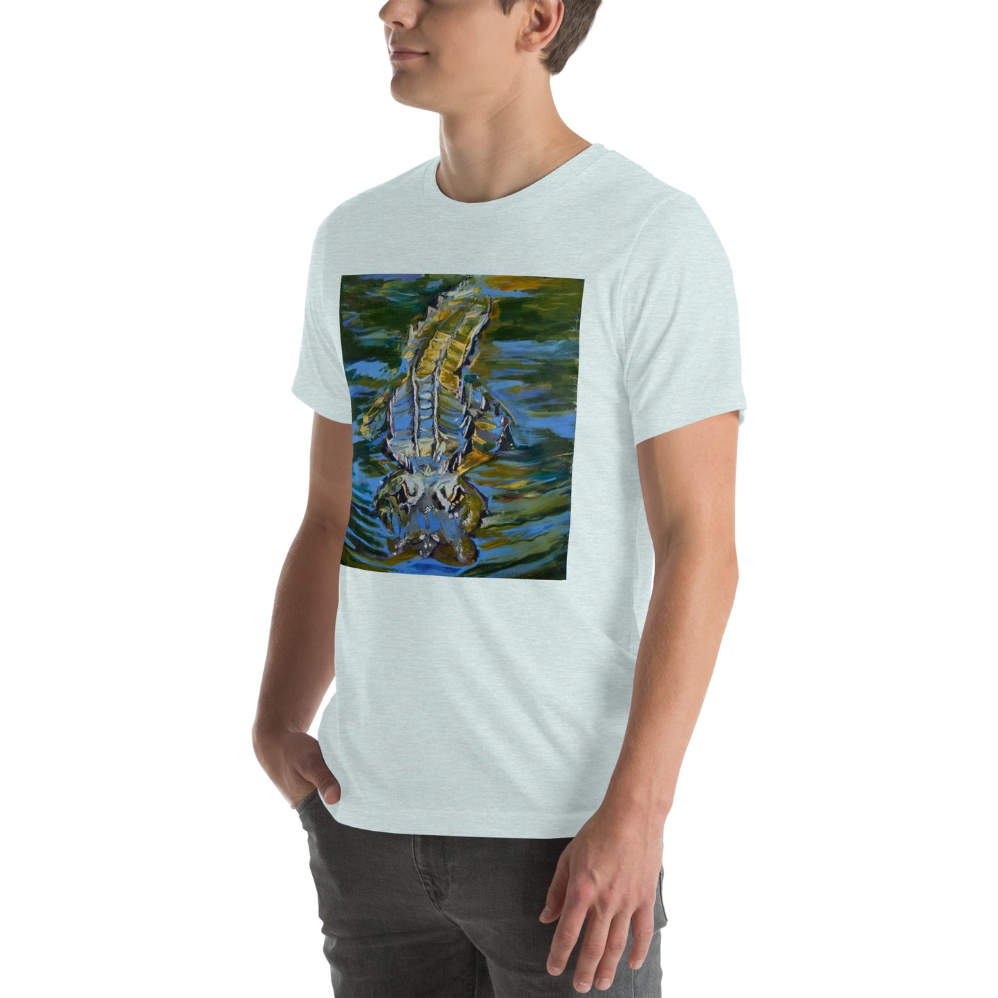 Gator Under Water Unisex t-shirt