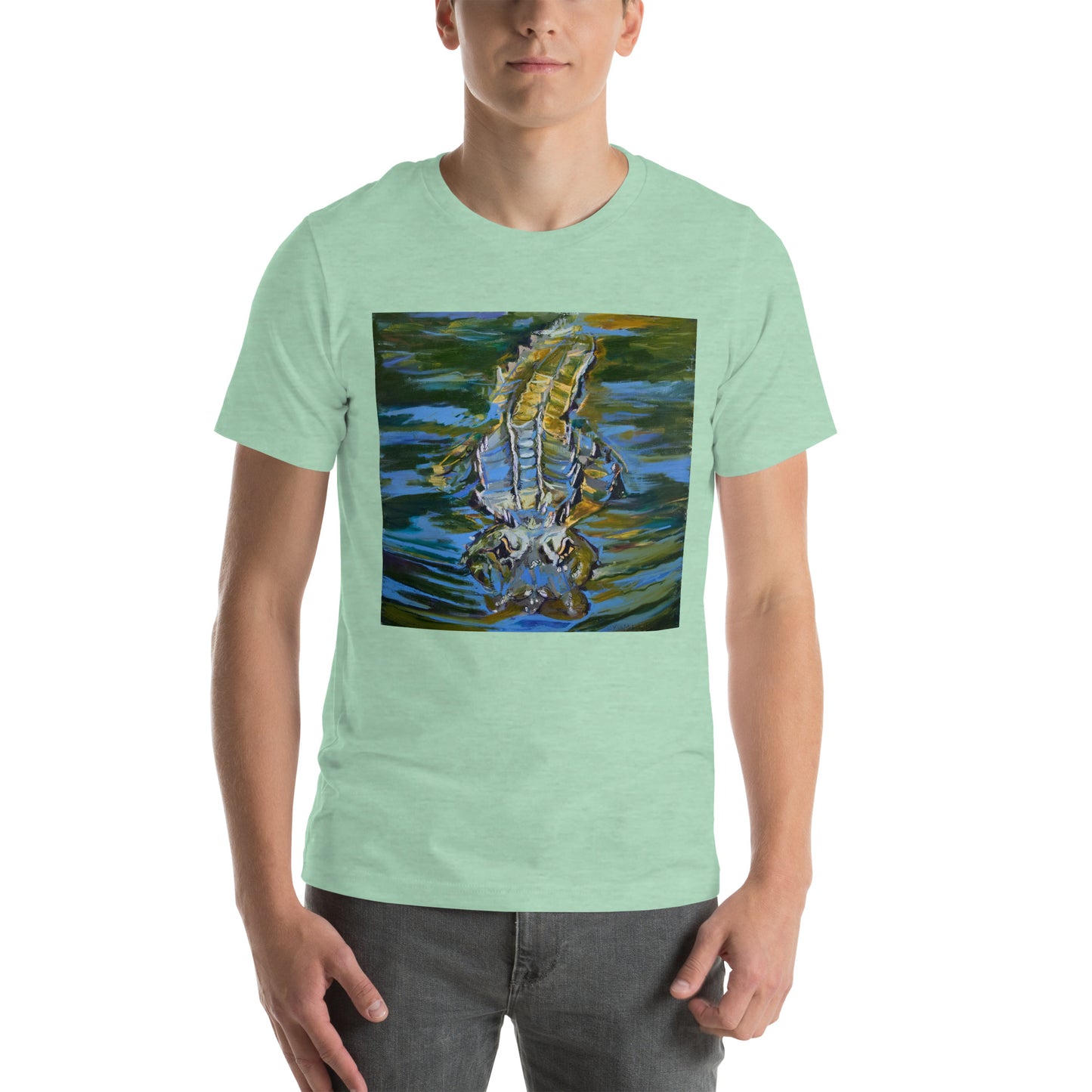 Gator Under Water Unisex t-shirt