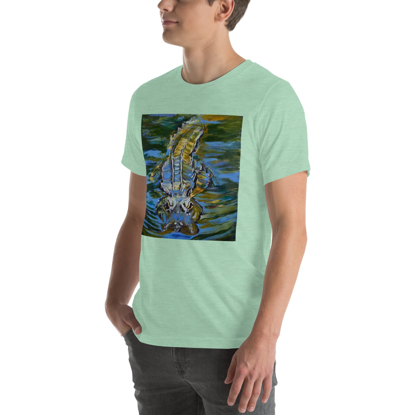 Gator Under Water Unisex t-shirt