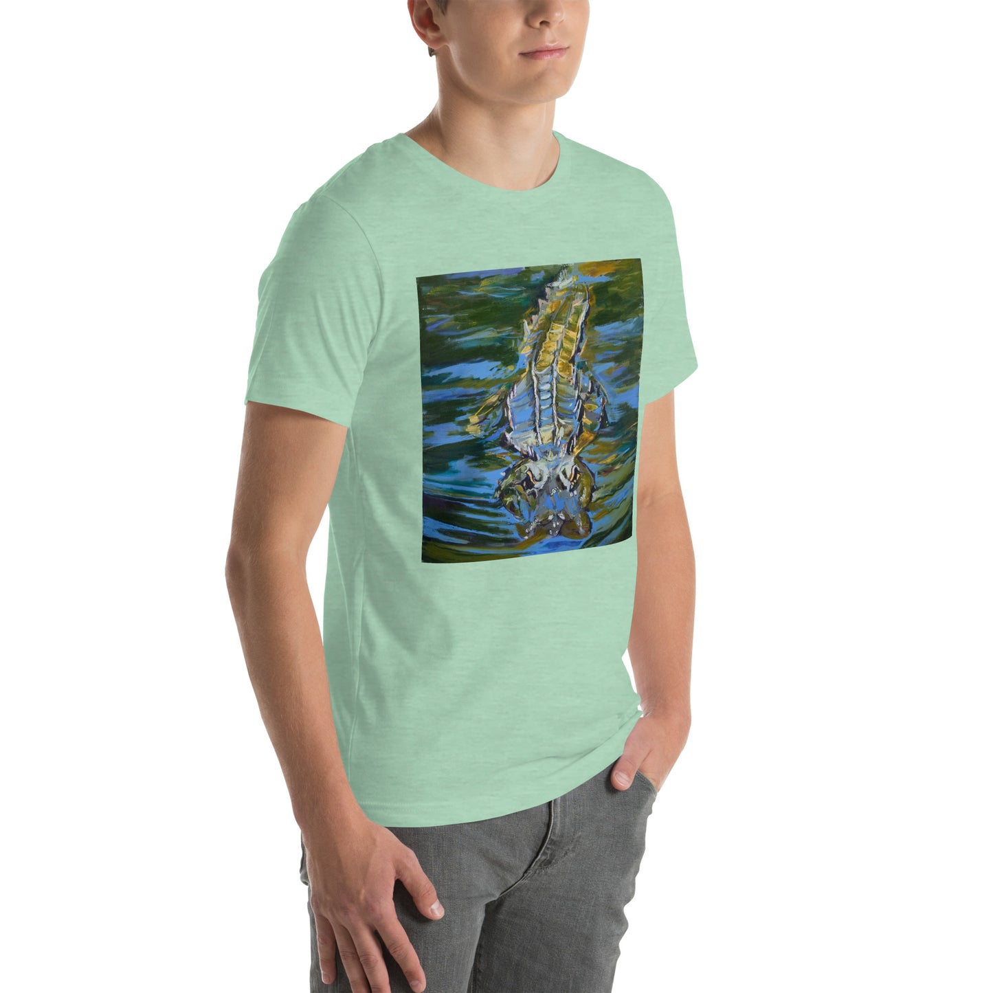 Gator Under Water Unisex t-shirt