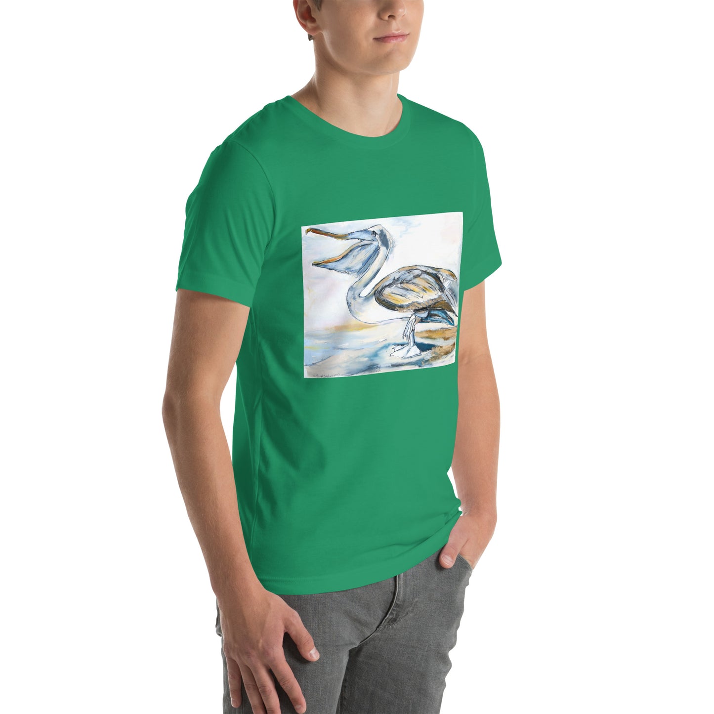 Brown Pelican Unisex t-shirt