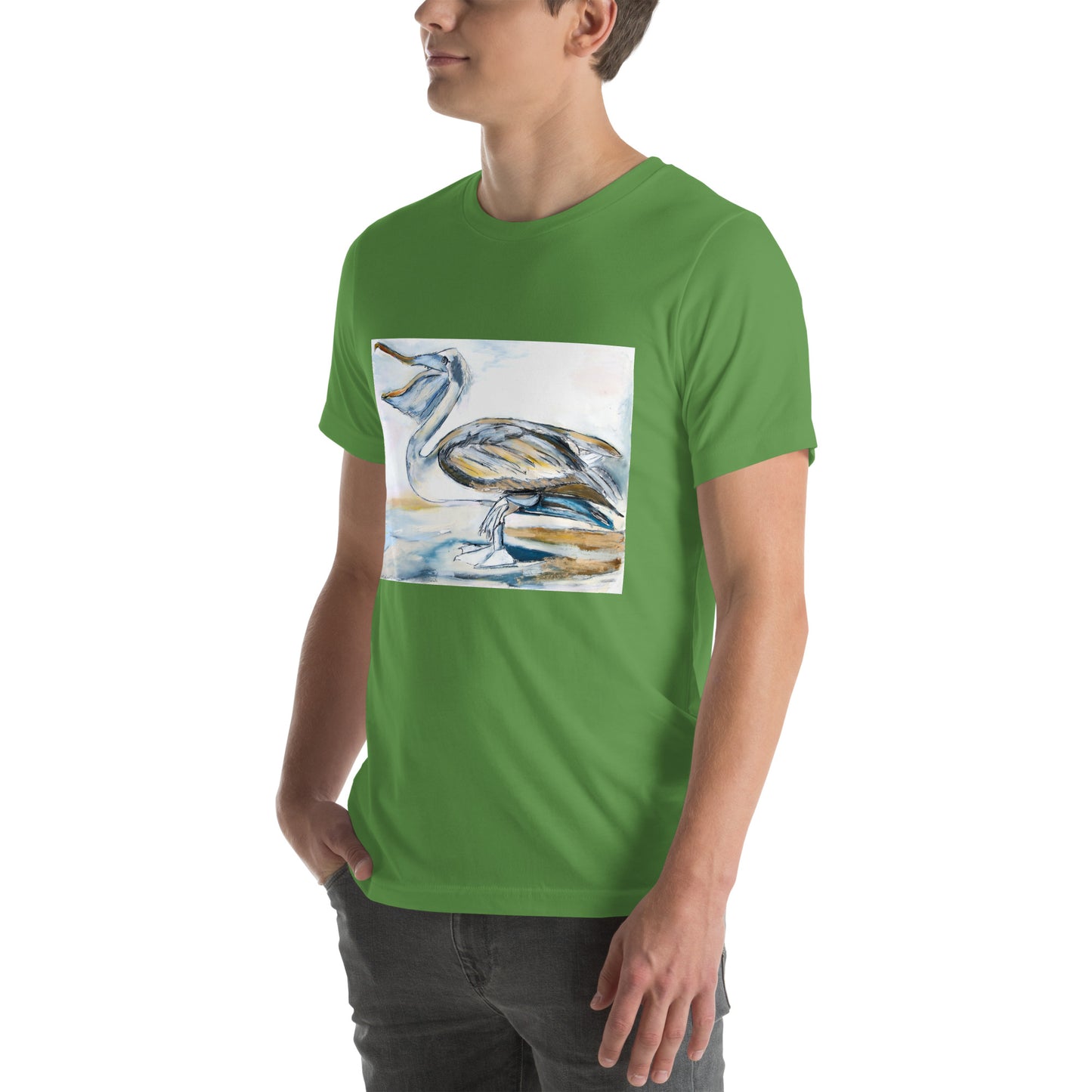 Brown Pelican Unisex t-shirt