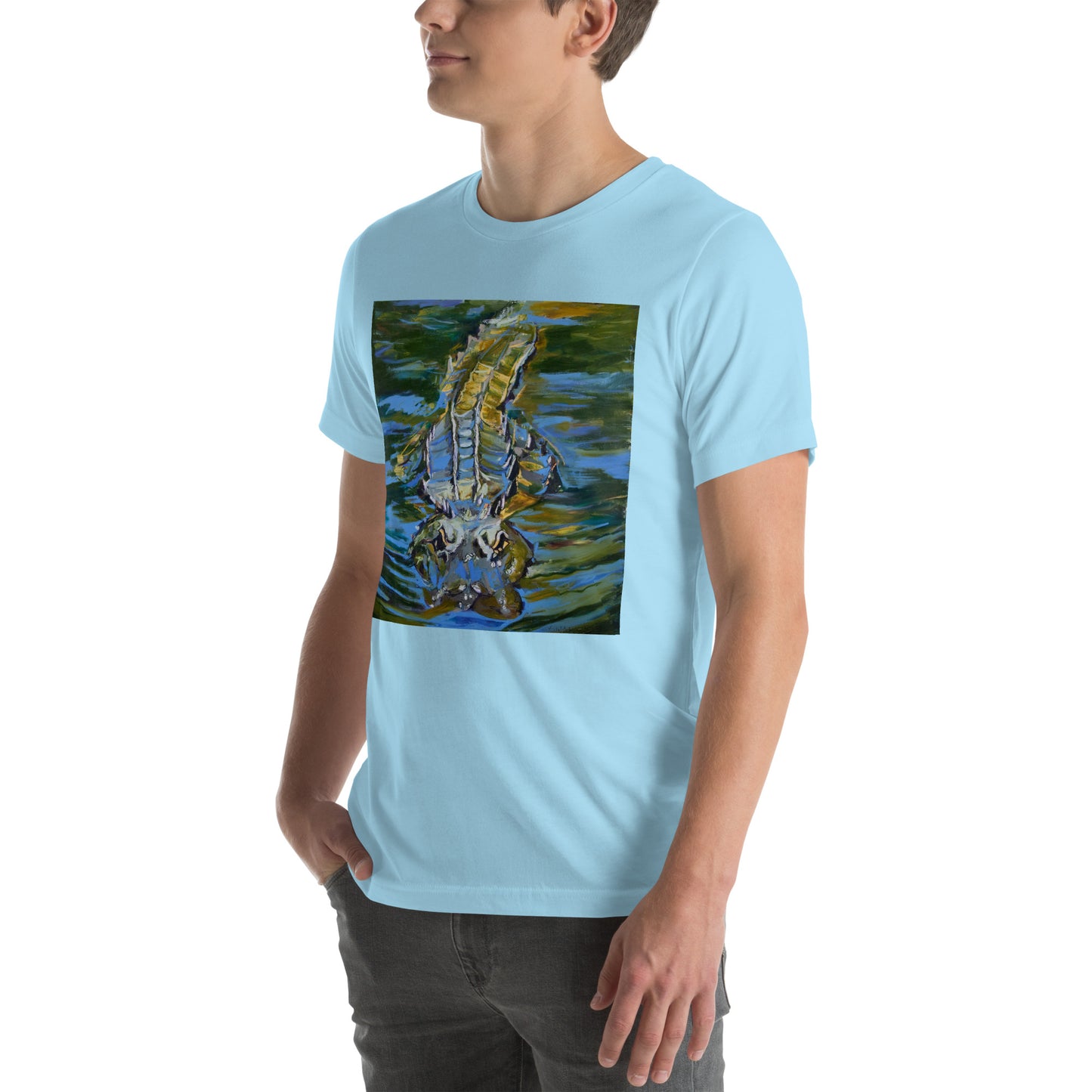 Gator Under Water Unisex t-shirt