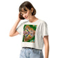 Tiger Reflections Women’s crop top