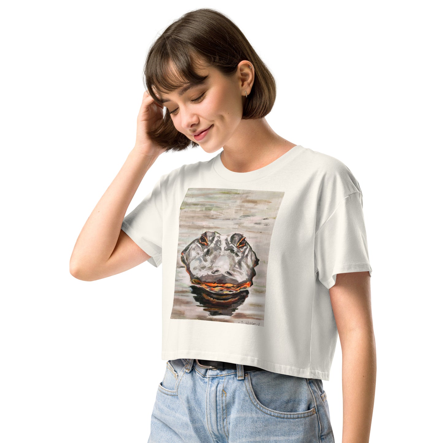 Gator Head Women’s crop top