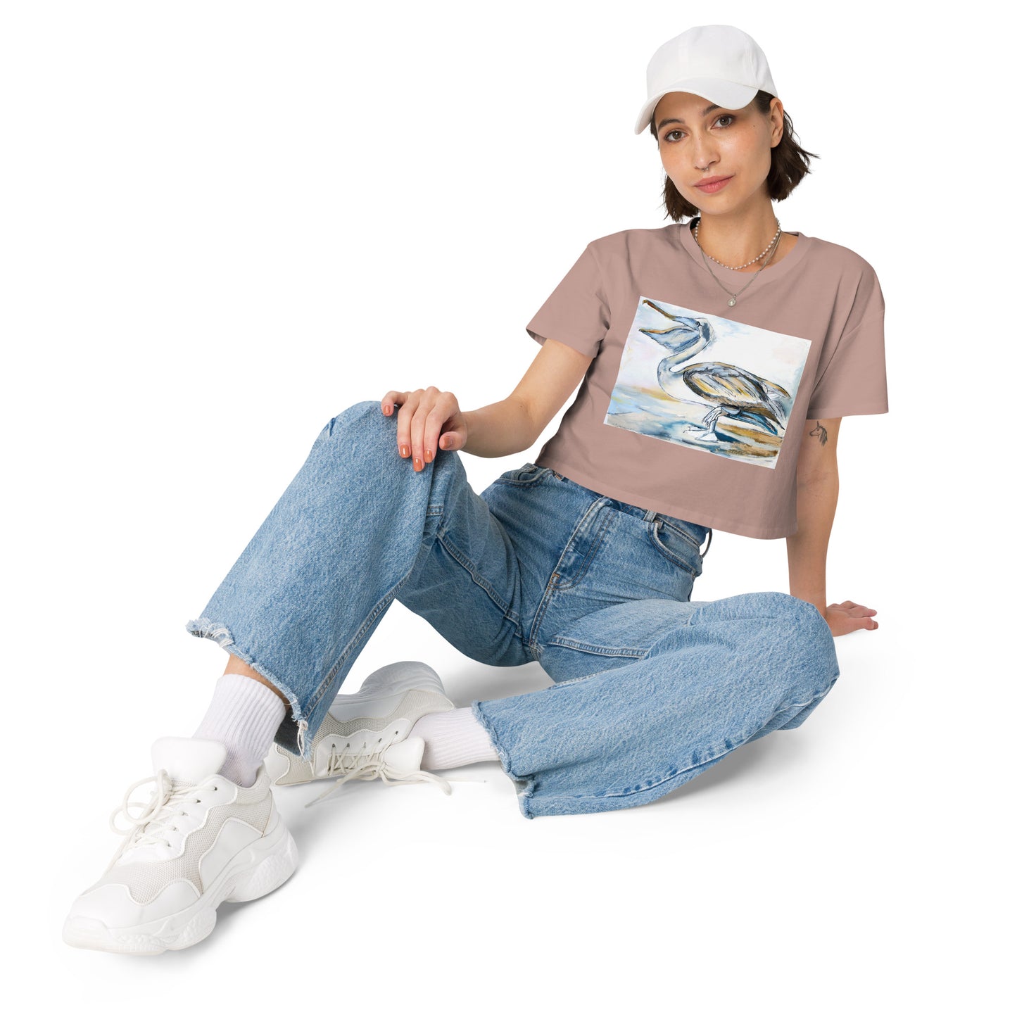 Brown Pelican Women’s crop top