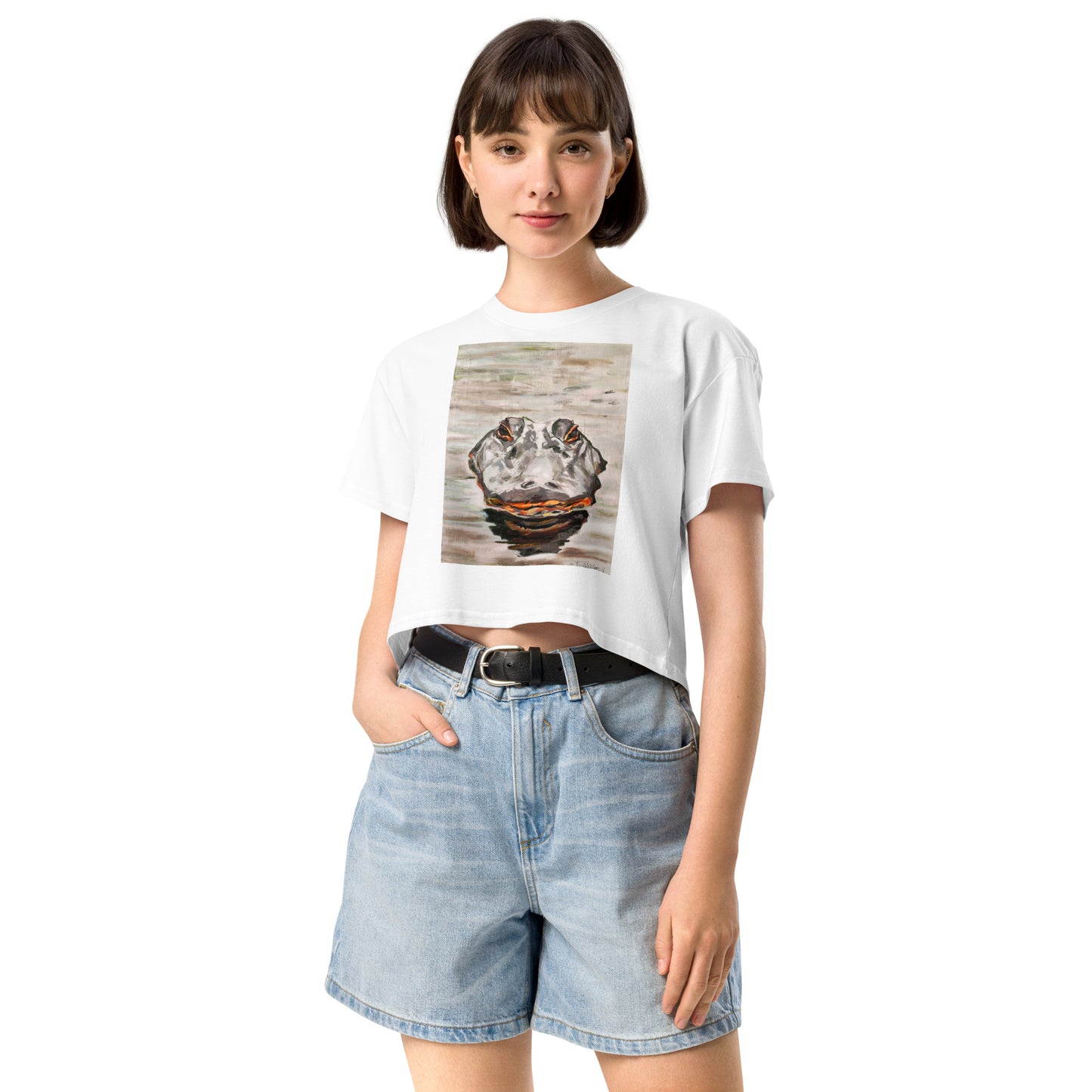 Gator Head Women’s crop top