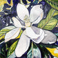 LARGE PURPLE AND GOLD LOUISIANA MAGNOLIA
