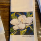 Magnolia with Royal Blue Tea Towel