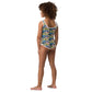 Gator in Wildflowers All-Over Print Kids Swimsuit