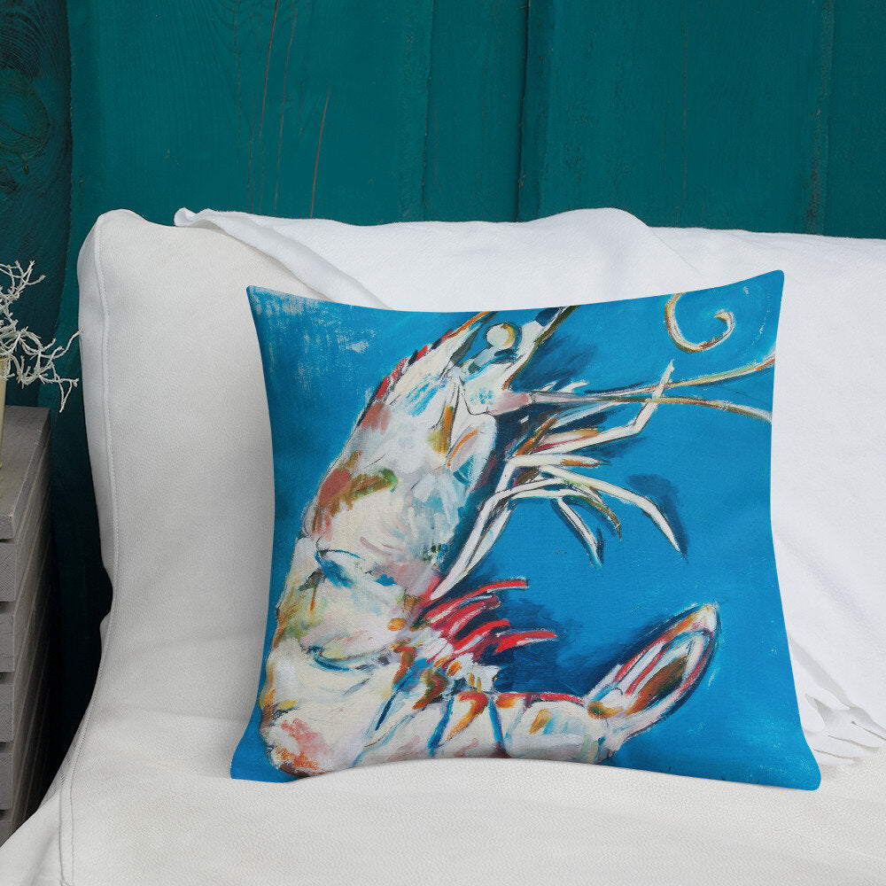 Aqua Shrimp Premium Pillow