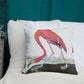 Pink Flamingo Pattern Premium Pillow