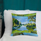 Tranquil Lake Premium Pillow