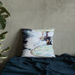 Gator and Lilypads Premium Pillow