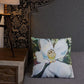 Magnolia with Wallpaper Pattern Premium Pillow