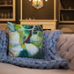 Abstract Magnolia II Premium Pillow