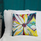 Zinnias Pattern Premium Pillow