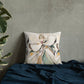 Soft Magnolia Pattern Premium Pillow