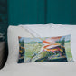 Roseate Spoonbills in the Marsh Premium Pillow